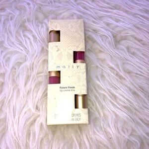 MALLY Future Finish Lip Cream Trio Lipstick Lipgloss Set of 3